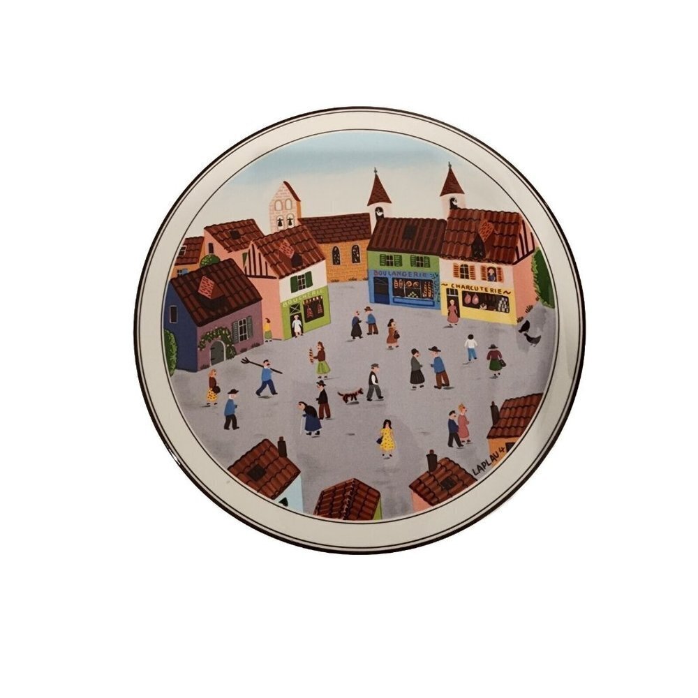 Villeroy & Boch Design Naif Old Village - Large Cake Gateaux Stand Plate - 8"
